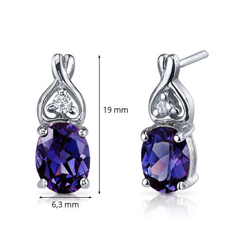 Náučnice s vytvořenými alexandrity 6444