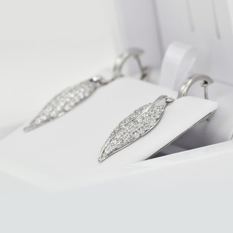 Náušnice ze stříbra 14373