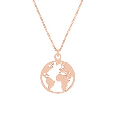 Přívěsek s mapou světa World