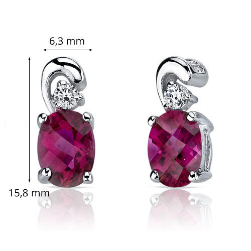 Stříbrné náušnice Charlize 7126