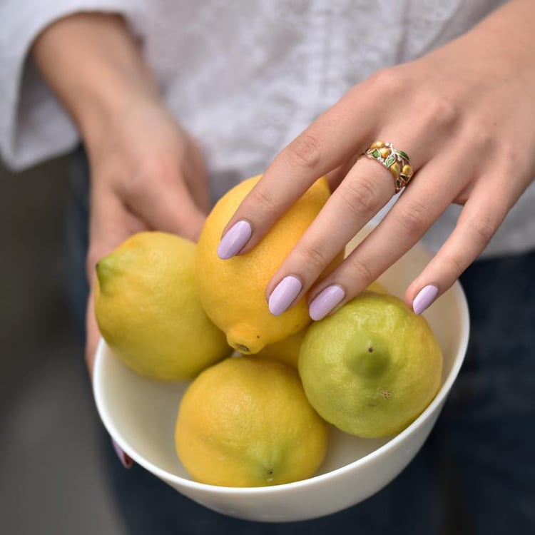 Zlatý prsten s citrony 43553