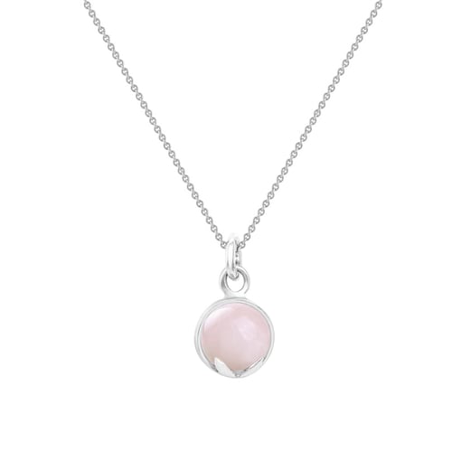 Zlatý přívěsek s cabochon růženínem Azalea