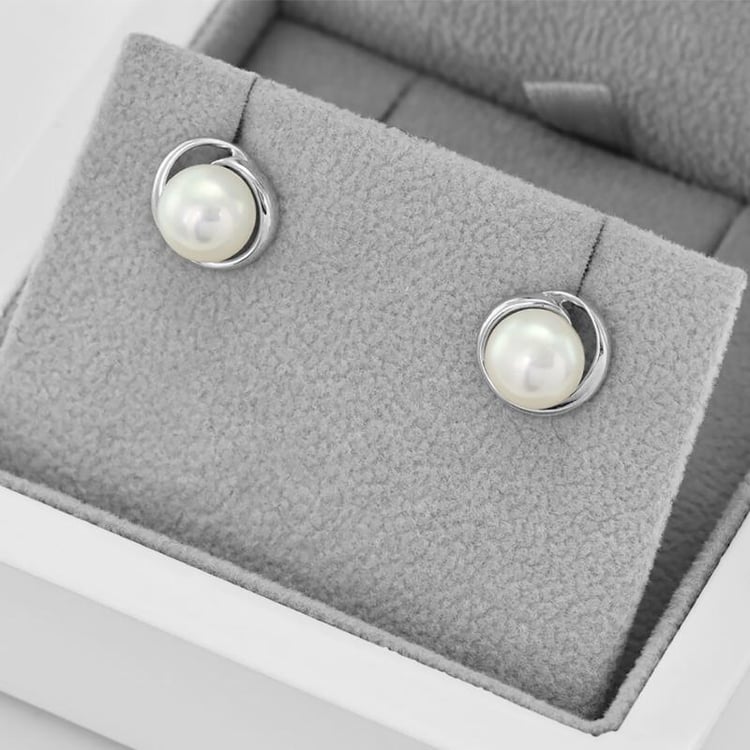 Perlové náušnice ze zlata 42698