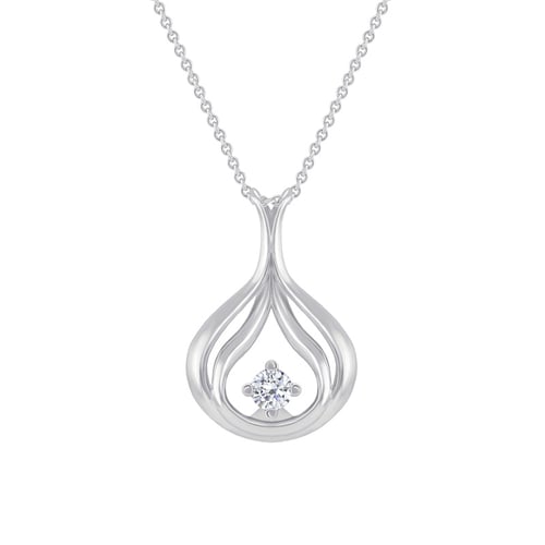Elegantní zlatý přívěsek s diamantem Tommie