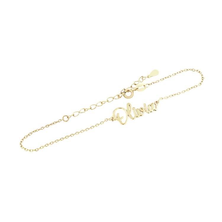 Stříbrný náramek se jménem Elissa 98850