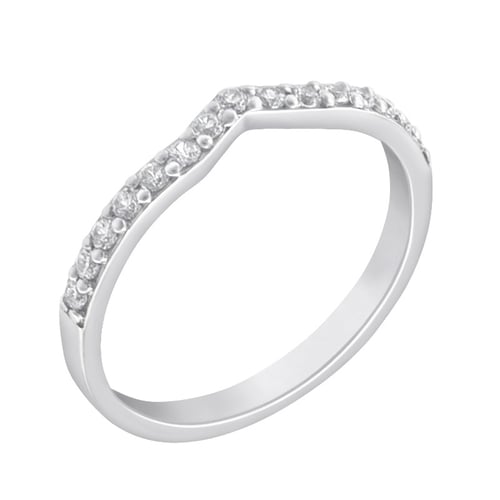 Zlatý eternity prsten s diamanty a pánský plochý prsten Marveille