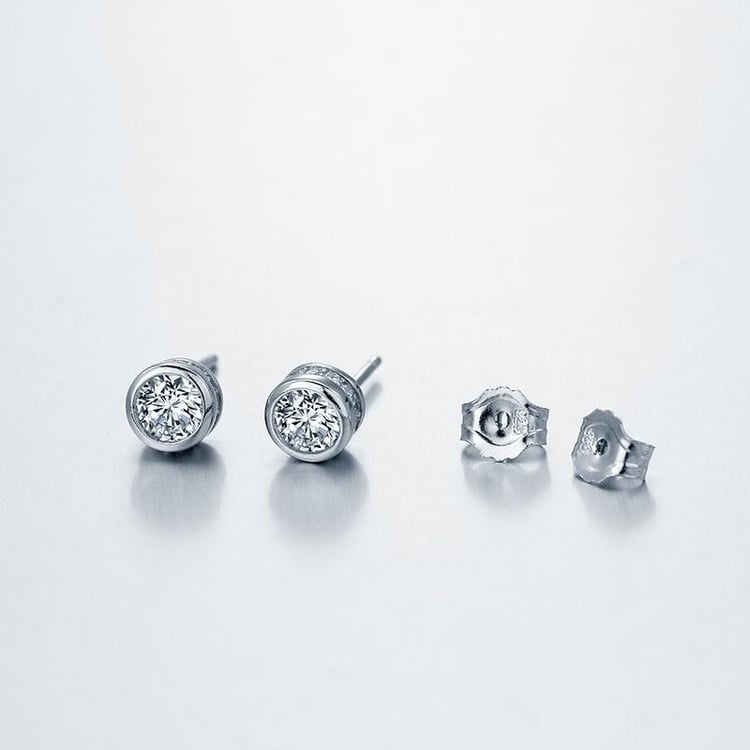 Náušnice se zirkony Clarette 7462