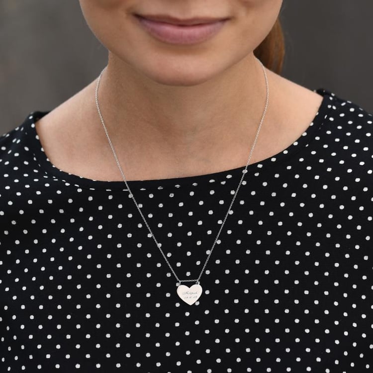 Zlaté srdce s gravírem dle vaší volby 46800