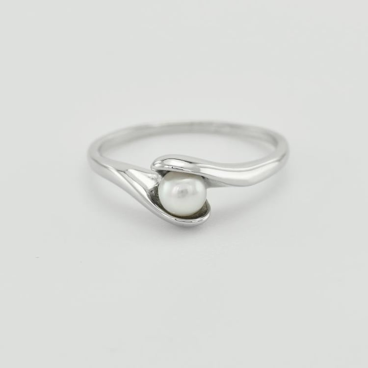 Perlový prsten ze zlata 32126