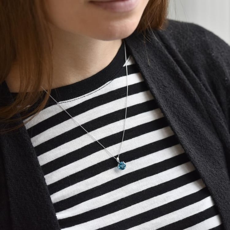 Zlatý topazový přívesek 38896