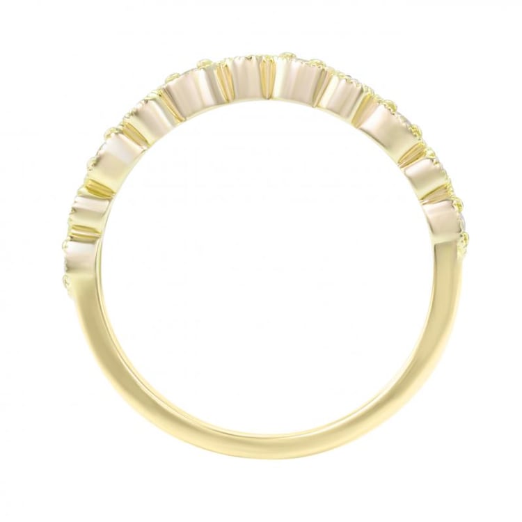 Zlatý diamantový prsten 24455