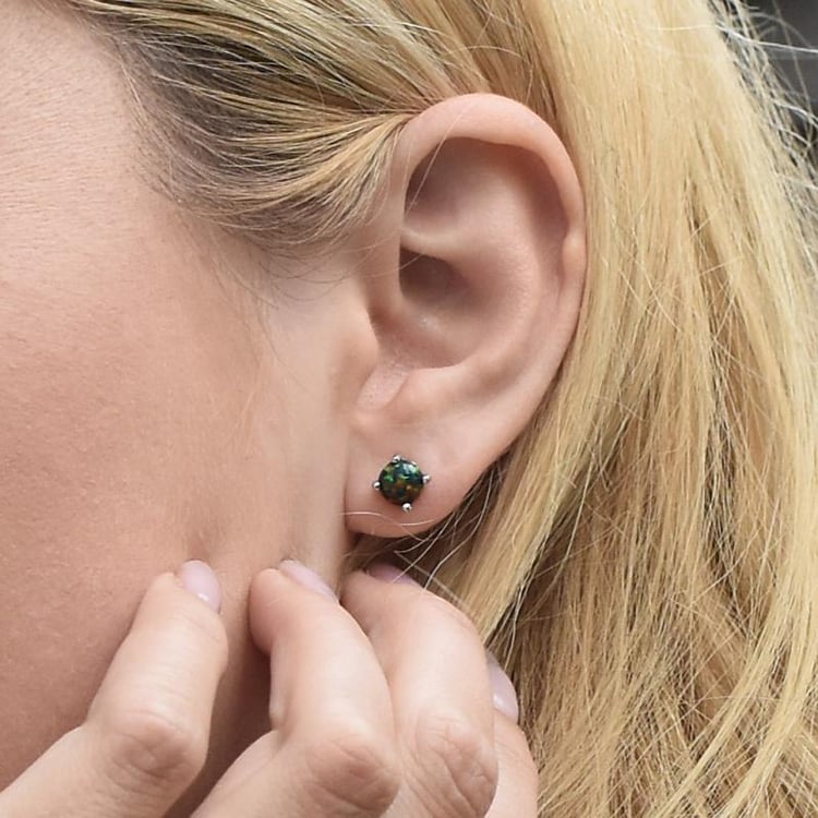 Náušnice s opály 25908