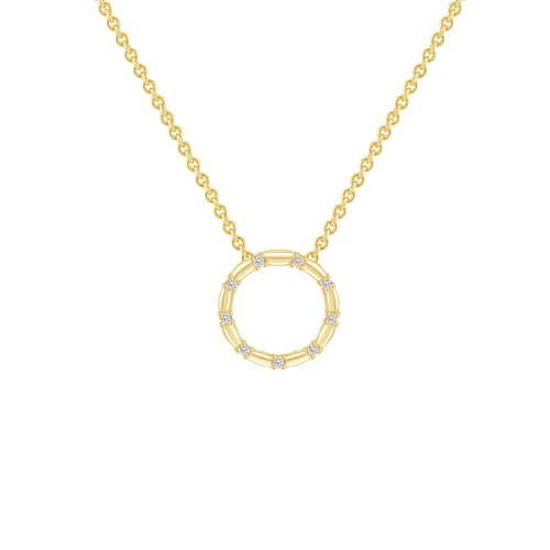Stříbrný karma přívěsek s diamanty Heidi