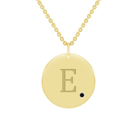 Zlatý náhrdelník s bílým diamantem Wehak 59870