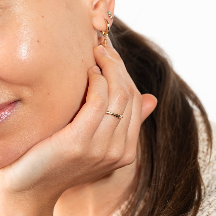 Stříbrný vlnitý prsten Jax 149182