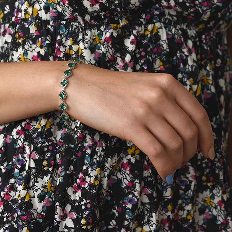 Kouzelný smaragdový náramek 68038