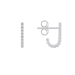 Minimalistické náušnice s diamanty Passang