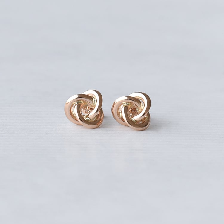 Napichovací náušnice ze zlatých uzlíků 72765