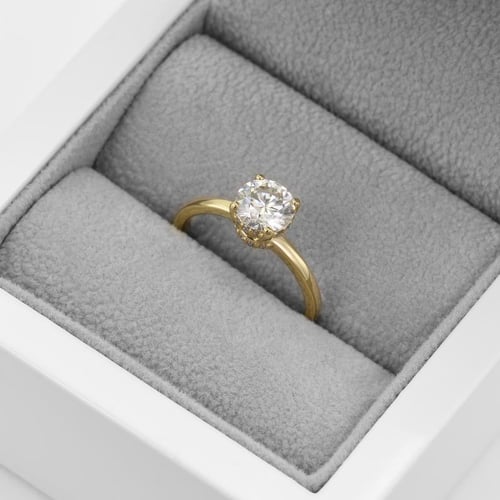 Zásnubní prsten s lab-grown diamanty Xela