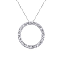 Stříbrný karma přívěsek s lab-grown diamanty Hallie