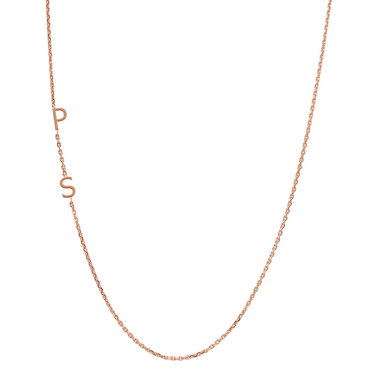 Stříbrný náhrdelník se 2 písmenky podle vaší volby Lupe 103724