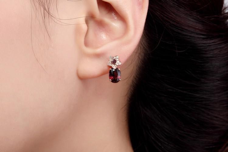 Turmalínové náušnice ze zlata 4895