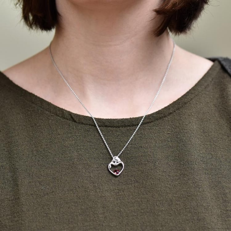 Zlatý přívěsek matka a dítě 27073