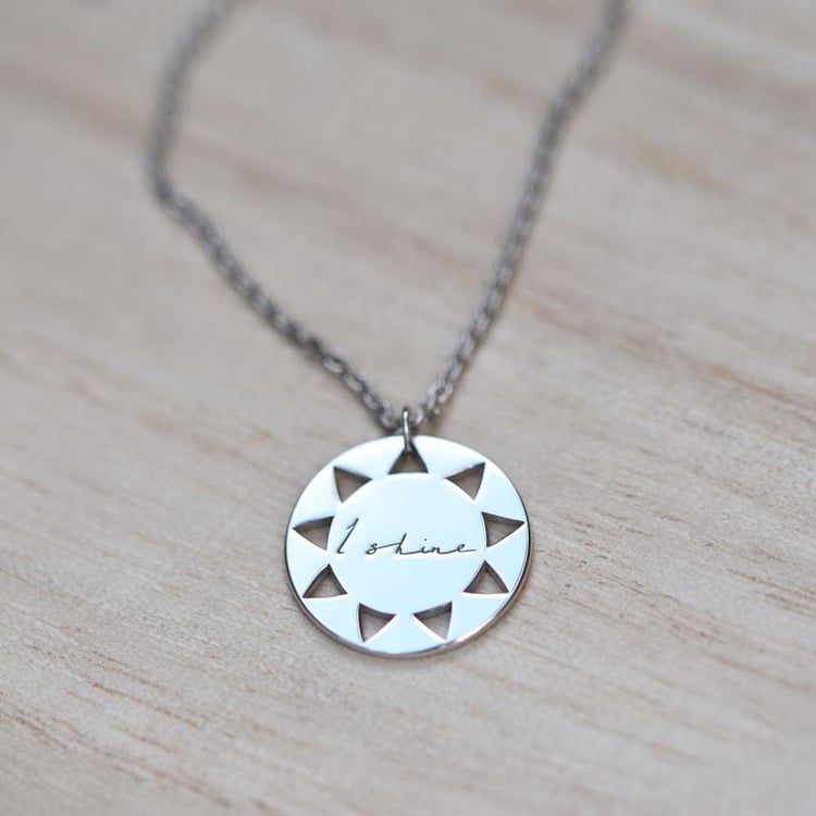 Stříbrný přívěsek s gravírem 45871