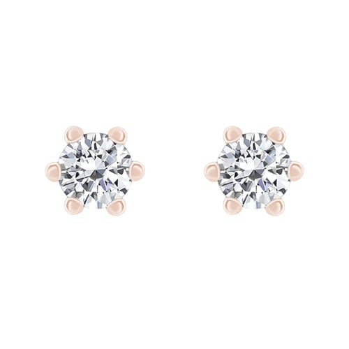 Zářivé náušnice s 0.20ct diamanty Docala