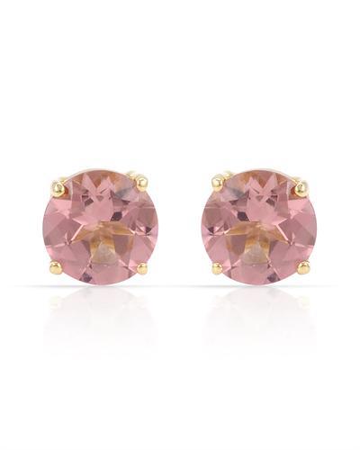 Zlaté turmalínové náušnice