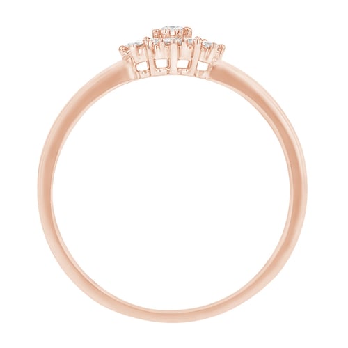 Elegantní diamantový prsten Neelam