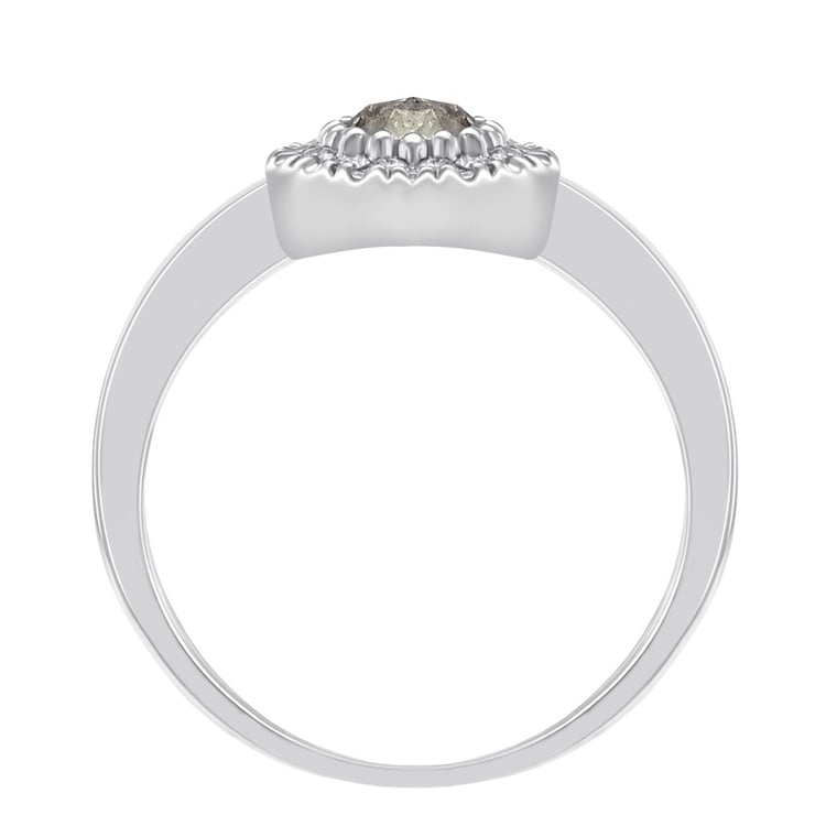 Zásnubní prsten se salt and pepper diamantem 73533