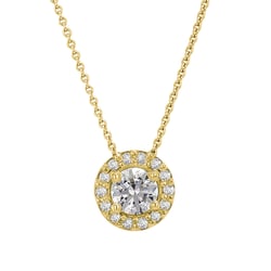 Halo přívěsek s lab-grown diamanty Vicky