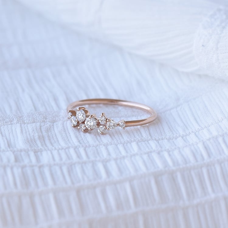 Set cluster šperků s diamanty Spark 147133