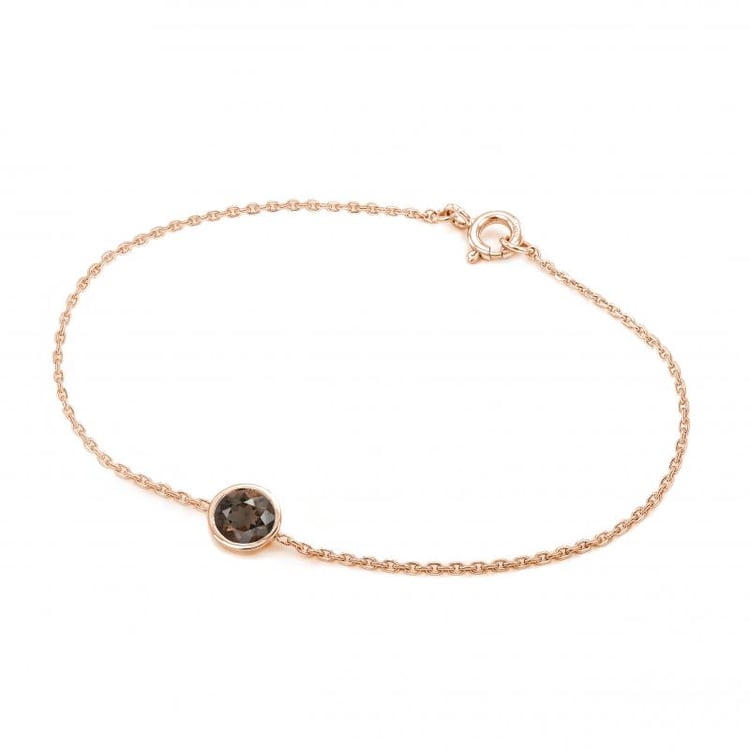 Náramek z růžového zlata
