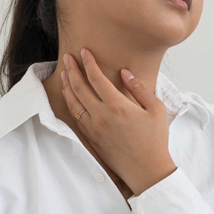 Zlatý prsten s emerald salt and pepper diamantem Lucilia 127872