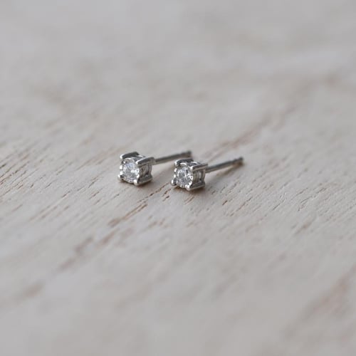 Náušnice s výběrem karátové váhy lab-grown diamantu Ammanda