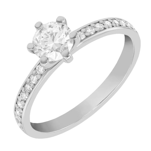 Zásnubní prsten s lab-grown diamanty Vanan
