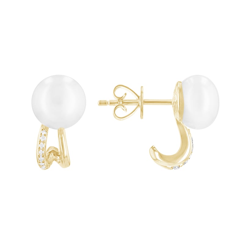 Atypické perlové náušnice 87443