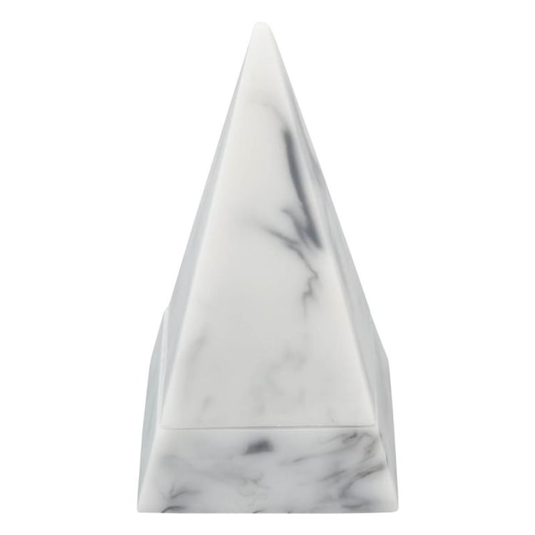 Stojánek na šperky ve tvaru pyramidy mramorový Tulsa 40970