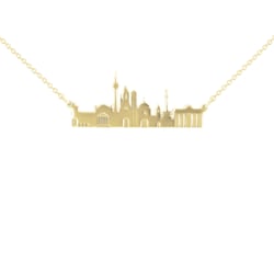Zlatý či platinový náhrdelník města Berlín