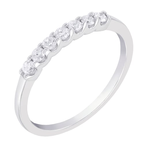Eternity prsten s lab-grown diamanty a pánský plochý prsten Rexanne