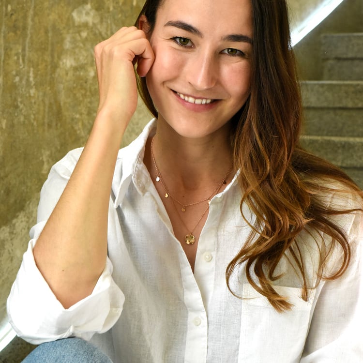 Set stříbrného přívěsku a náhrdelníku s kapkami a duhou A Cup Of Style 82063