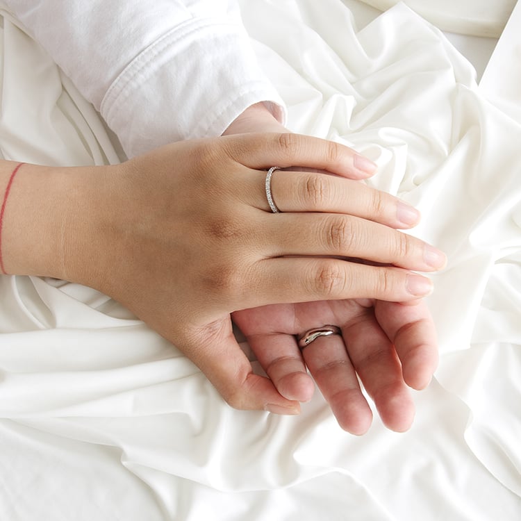 Zlatý eternity prsten s 1.50 mm lab-grown diamanty Otila 125644