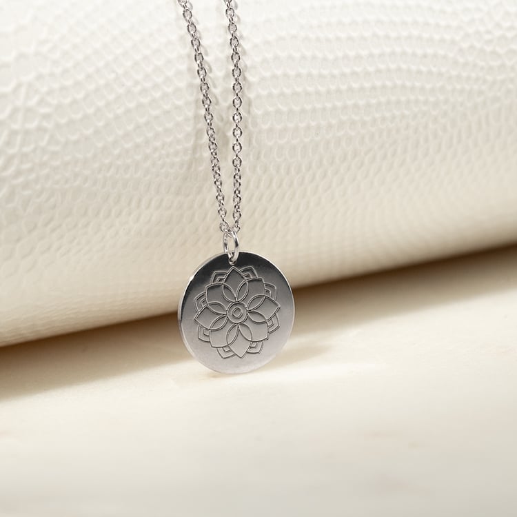 Stříbrný jóga přívěsek Mandala 133963