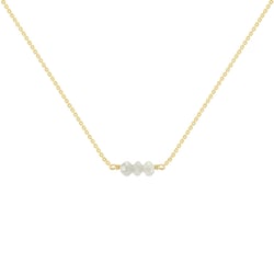 Zlatý choker s diamantovými korálky Xanadie