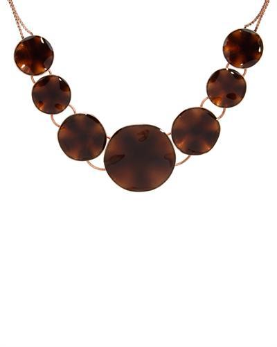 Náhrdelník s glazurou z mosazi