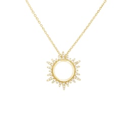 Přívěsek ve tvaru diamantového slunce Maja