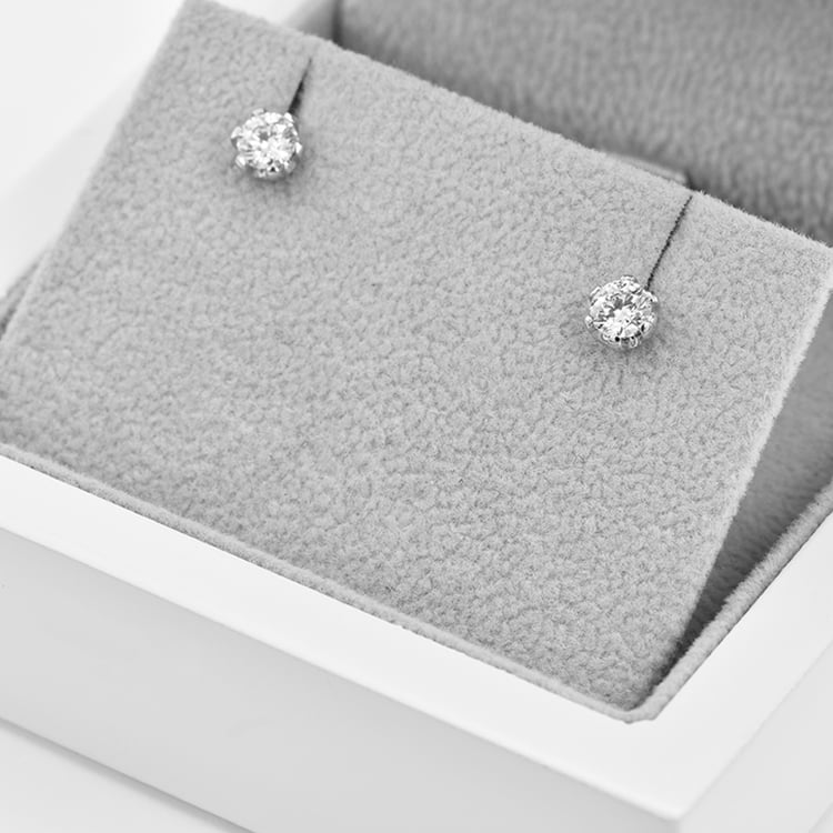 Náušnice z bílého zlata 41963