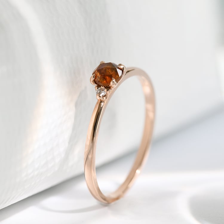 Zásnubní prsten se salt and pepper diamantem Hye 117594